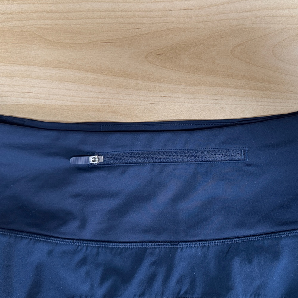 EUC Lululemon Navy Speed Up High-Rise Lined Short 2.5" - Picture 5 of 8